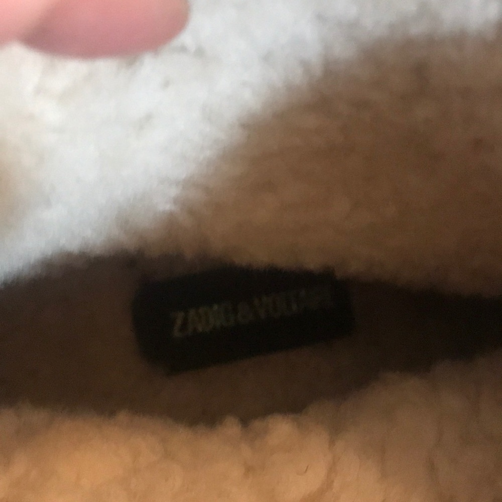 “ZADIG & VOLTAIRE” TEDDY Leather Ankle Boots. - Picture 9 of 16